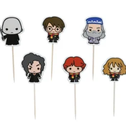 12 Caissettes Cupcakes + 12 Cake Toppers Harry Potter PME