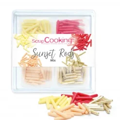 4 Décors en Sucre Sunset Rods 60 g Scrapcooking