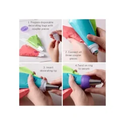 Adaptateur 3 couleurs ColorSwirl Wilton