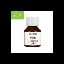 Arôme Alimentaire Bio Orange 58 ml Cuisineaddict