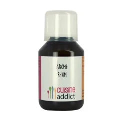 Arôme Alimentaire Rhum Brun 115 ml Cuisineaddict