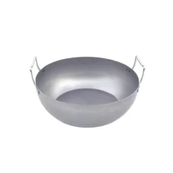 Bassine à Friture bombée en tôle 28 cm De Buyer
