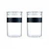 Bocal Plastique 600 ml avec Couvercle (x2) PRESSO Bodum