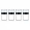 Bocal Plastique 250 ml avec Couvercle (x4) PRESSO Bodum