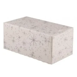 Boîte à Bûche Isotherme 20x11cm Étoiles (x25)