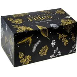 Boîte à Bûche 25x11cm Noël Féerique (x25)