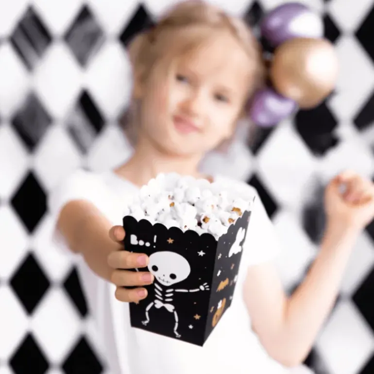 Boîte à Pop-Corn en Papier Halloween PartyDéco (x6)