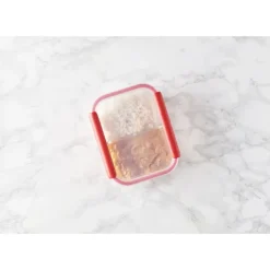Boîte de Conservation Connectée avec Compartiments 1 L Rouge Stor'eat Mastrad