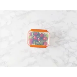 Boîte de Conservation Connectée 640 ml Orange Stor'eat Mastrad