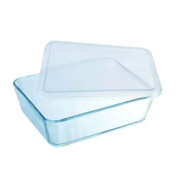 Boîte de Conservation en Verre Rectangulaire 27 x 23 cm 4 L Cook & Store Pyrex