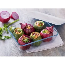 Boîte de Conservation en Verre Rectangulaire 27 x 23 cm 4 L Cook & Store Pyrex