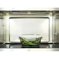 Boîte de Conservation en Verre Carré 800 ml Pebbly