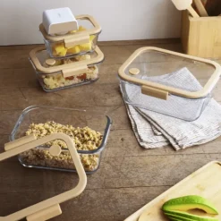 Boîte de Conservation en Verre Sous-Vide 800 ml Pebbly