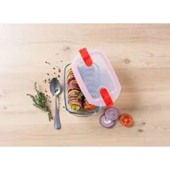 Boîte de Conservation en Verre Rectangulaire 23 x 15 cm 1,1 L Cook & Heat Pyrex