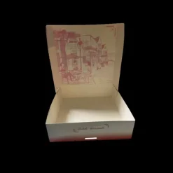 Boîte pâtissière Balade Gourmande - 25 x H 8 cm - (x50)