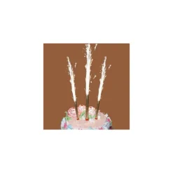 Bougie fontaine étincelles 75 secondes (x6)