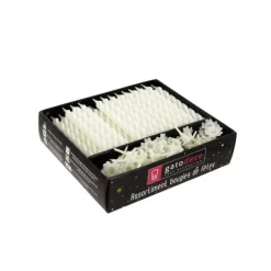 Bougies Blanches avec Supports (x70) Gatodéco