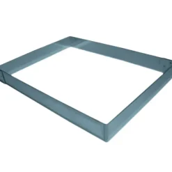 Cadre Pâtissier Rectangle Inox 37 x 27 cm H.3,5 cm