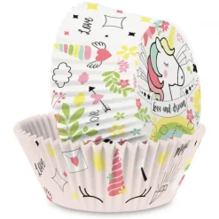 Caissette Cupcakes Licorne (x36) Scrapcooking