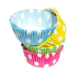 Caissette en Papier Pois 4 Couleurs x70 ScrapCooking