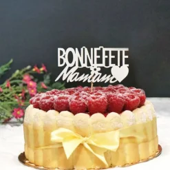 Cake Topper Bonne Fête Maman sur Pic (x30) Patisdécor