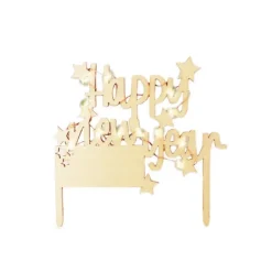 Cake Topper Happy New Year Led ScrapCooking