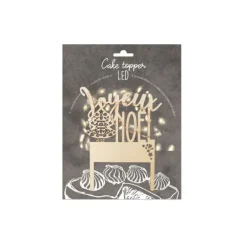 Cake Topper Joyeux Noël Led ScrapCooking
