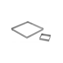 Carré à tarte Inox 22 x 22 cm Mallard