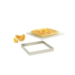 Carré perforé L. 15 cm de L'école Valrhona par De Buyer