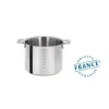 Casserole Haute Graduée Ø 14 cm Mutine Manche Amovible Inox Cristel