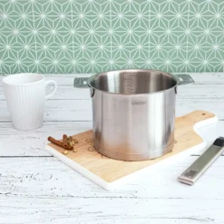 Casserole Haute Graduée Ø 14 cm Strate Amovible Inox Cristel