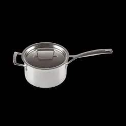 Casserole Inox avec Couvercle 18 cm Le Creuset