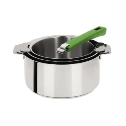 Casserole Mutine Ø 14 cm Manche Amovible Inox Cristel