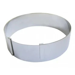 Cercle à entremets extensible 16 à 36 cm en inox de Buyer