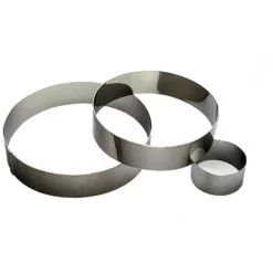 Cercle à Mousse Inox 10 cm x H 4,5 cm Gobel