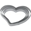Cercle à Tarte Coeur Inox Micro-perforé 22,5 x 21 cm x H 2 cm Pavoni