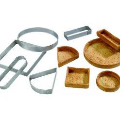 Cercle à Tarte Inox Perforé Ø7 cm H.2 cm