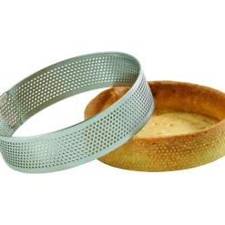 Cercle à Tarte Inox Perforé Ø12 cm H.2 cm