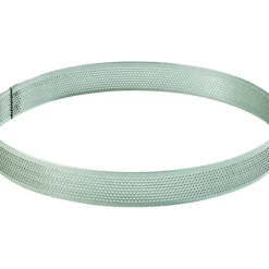 Cercle à Tarte Inox Perforé Ø14 cm H.2 cm