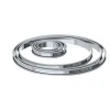 Cercle à Tarte perforé Ø 28 cm Inox par De Buyer