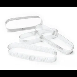 Cercles à Tarte Individuels Perforés Eclair 15 x 4 cm (x4) Scrapcooking