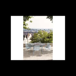 Chaise en Acier avec Assise Résine Bleu Ether Ramatuelle 73’ Grosfillex