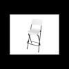 Chaise Haute Pliante en Polyéthylène Blanc Congrès Lyrose