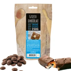 Chocolat au Lait Origine Ghana 250 g Patisdécor