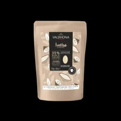 Chocolat de Couverture Blanc Ivoire 35% 250g Valrhona