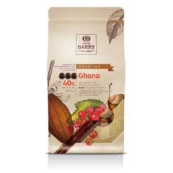Chocolat lait origine Ghana 40,5% 1 kg