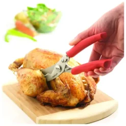 Ciseaux à Pizza et à Volaille en inox rouge Mastrad