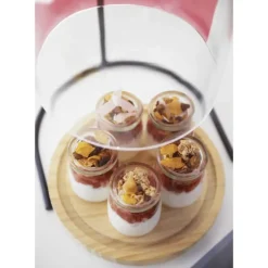 Cloche à Gâteau avec Socle en Chêne 20 cm Inspired by Revol