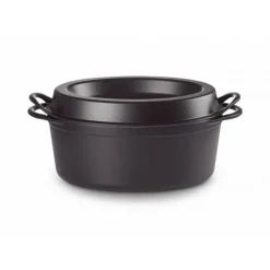 Cocotte Doufeu Ovale en Fonte 32 cm Noir Mat Le Creuset