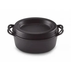 Cocotte Doufeu Ovale en Fonte 32 cm Noir Mat Le Creuset
